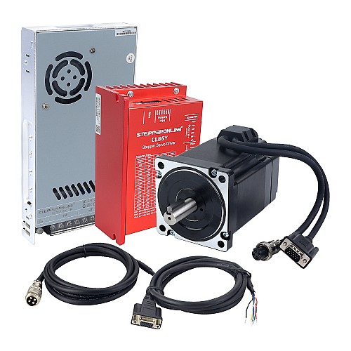YS Series 1 Oś 6,50Nm(920,48oz.in) Nema 34 Closed Loop Silnika Krokowego Kit z Zasilaczem - 1-CLYS65 | StepperOnline