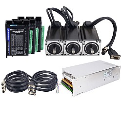 TS Series 3 Axis 4.0Nm(566.56oz.in) ZestawNema 24 z zamkniętą pętlą z zasilaczem