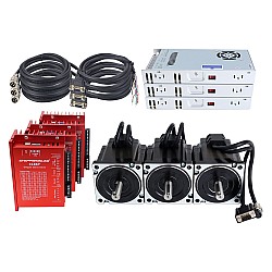 YS Series 3 Osie 4,30Nm(608,93oz.in) Nema 34 Closed Loop Silnika Krokowego Kit z Zasilaczem