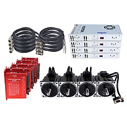 YS Series 4 Osie 4,30Nm(608,93oz.in) Nema 34 Closed Loop Silnika Krokowego Kit z Zasilaczem