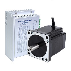 YS Seria 1 Oś Zestaw Silnika Krokowego 8.0Nm (1132.89oz.in) Nema 34 Silnik Krokowy i Sterownik