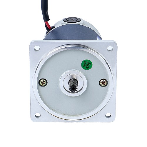 Szczotkowany silnik z przekładnią 12V DC60Kg.cm/3.5RPM w/ 1166:1 Przekładnia prostokątna Szczotkowany 12V 40W 1,60Nm(226,58oz.in) 120RPM z silnikiem z przekładnią zębatą czołową 15:1 na prąd stały - F34D40-12GN-18S/4GN15K | StepperOnline
