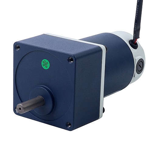 Szczotkowany silnik z przekładnią 12V DC60Kg.cm/3.5RPM w/ 1166:1 Przekładnia prostokątna Szczotkowany 12V 40W 1,60Nm(226,58oz.in) 120RPM z silnikiem z przekładnią zębatą czołową 15:1 na prąd stały - F34D40-12GN-18S/4GN15K | StepperOnline