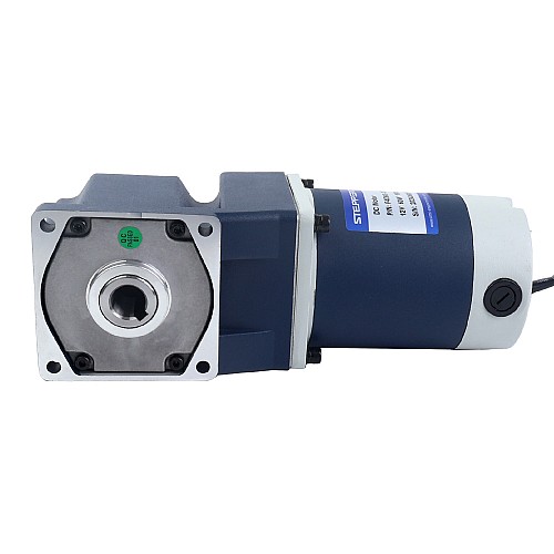 Szczotkowany 12V 60W 6,75Nm(955,88oz.in) 60RPM z silnikiem prądu stałego z przekładnią kątową 50:1 - F4D60-12GN-30S/4GN50RC | StepperOnline