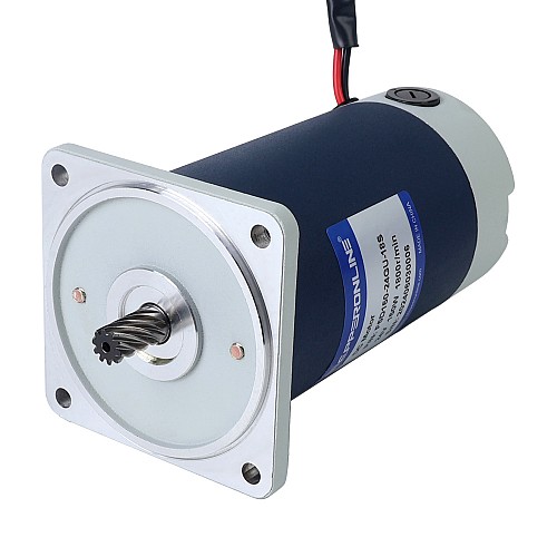 Szczotkowany 24V 150W 20,00Nm(2832,23oz.in) 36RPM z silnikiem z przekładnią zębatą czołową 50:1 na prąd stały - F5D150-24GU-18S/5GU50KB | StepperOnline