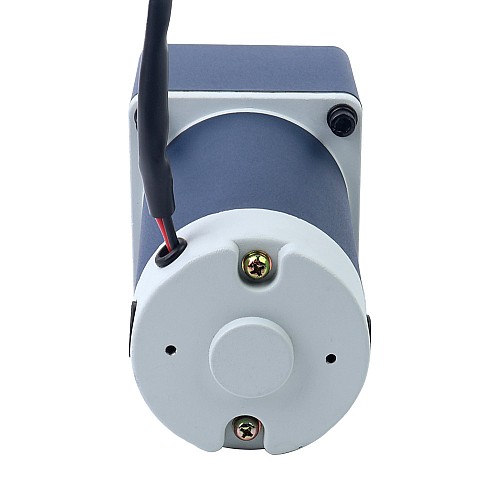 Szczotkowany silnik z przekładnią 12V DC60Kg.cm/3.5RPM w/ 1166:1 Przekładnia prostokątna Szczotkowany 48V 90W 1,16Nm(164,27oz.in) 600RPM z silnikiem z przekładnią zębatą czołową 5:1 na prąd stały - F5D90-48GU-30S/5GU5KB | StepperOnline