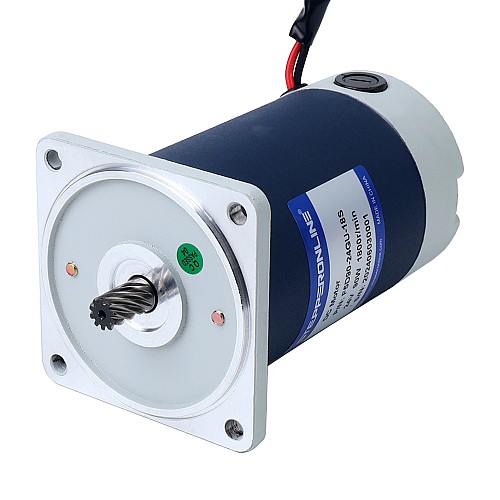 Szczotkowany 24V 90W 15,65Nm(2216,22oz.in) 36RPM z silnikiem z przekładnią zębatą czołową 50:1 na prąd stały - F5D90-24GU-18S/5GU50KB | StepperOnline
