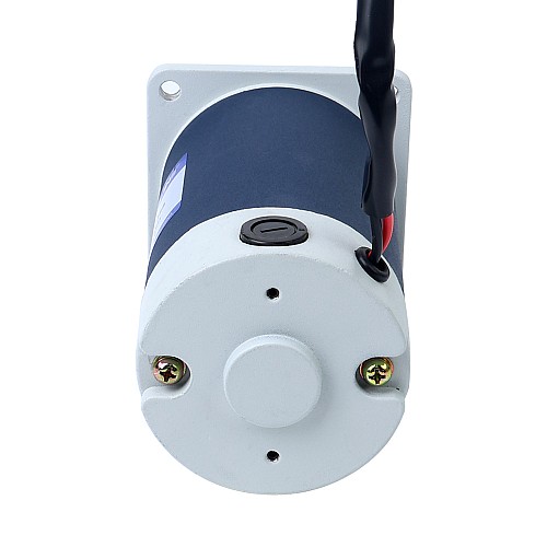 Szczotkowany silnik z przekładnią 12V DC60Kg.cm/3.5RPM w/ 1166:1 Przekładnia prostokątna Szczotkowany 48V 90W 1,16Nm(164,27oz.in) 600RPM z silnikiem z przekładnią zębatą czołową 5:1 na prąd stały - F5D90-48GU-30S/5GU5KB | StepperOnline