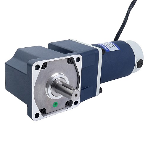 Szczotkowany 24V 250W 19,69Nm(2788,34oz.in) 90RPM z silnikiem prądu stałego z przekładnią kątową 20:1 - F6D250-24GU-18S/6GU20RT | StepperOnline