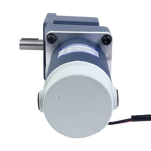 Szczotkowany 24V 250W 19,69Nm(2788,34oz.in) 90RPM z silnikiem prądu stałego z przekładnią kątową 20:1 - F6D250-24GU-18S/6GU20RT | StepperOnline