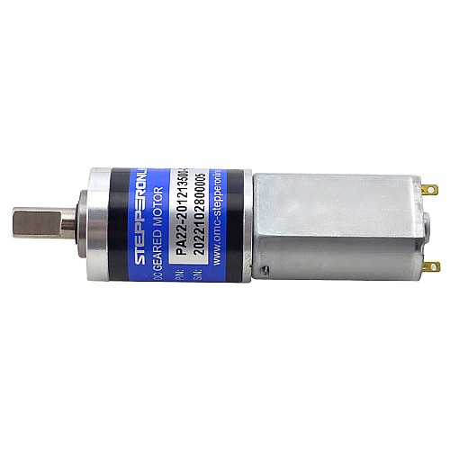 Szczotkowany silnik z przekładnią 12V DC0.8Kg.cm/138RPM w/ 76:1 Przekładnia planetarna