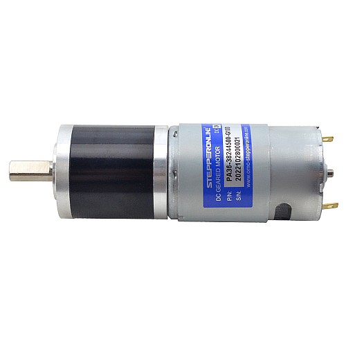 Szczotkowany silnik z przekładnią 24V DC15Kg.cm/33RPM w/ 99.5:1 Przekładnia planetarna