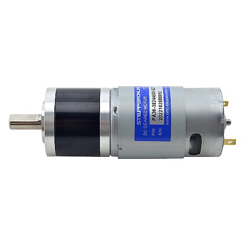 Szczotkowany silnik z przekładnią 24V DC4.7Kg.cm/123RPM w/ 26.8:1 Przekładnia planetarna