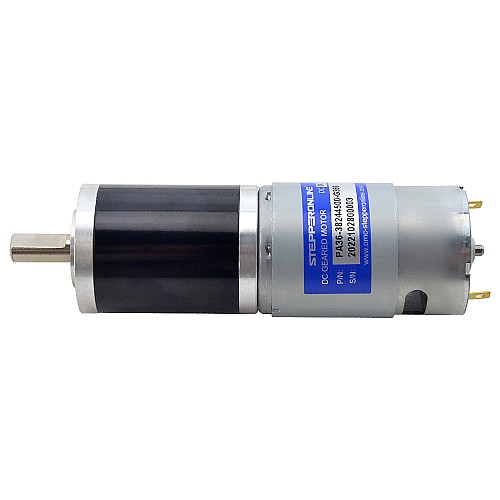 Szczotkowany silnik z przekładnią 24V DC30Kg.cm/8.9RPM w/ 369:1 Przekładnia planetarna