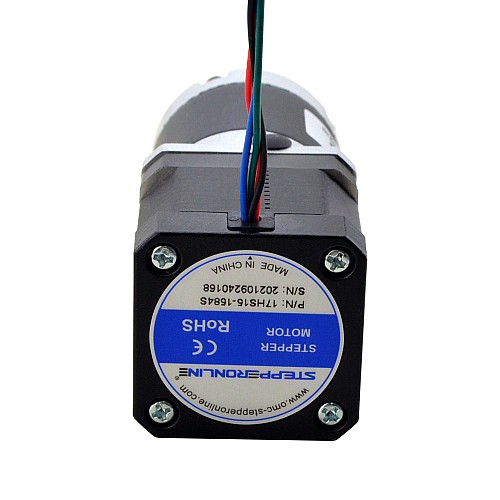 Silnik krokowy Nema 17 L=39mm Przełożenie przekładni planetarnej 100:1 serii MG Silnik krokowy Nema 17 L=39mm Przełożenie przekładni planetarnej 100:1 serii MG