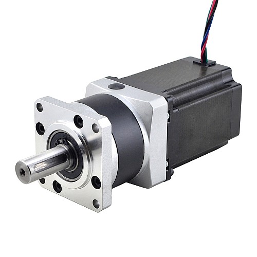 Silnik krokowy Nema 23 L=76mm Przełożenie 10:1 Przekładnia planetarna serii MG Silnik krokowy Nema 23 L=76mm Przełożenie 10:1 Przekładnia planetarna serii MG