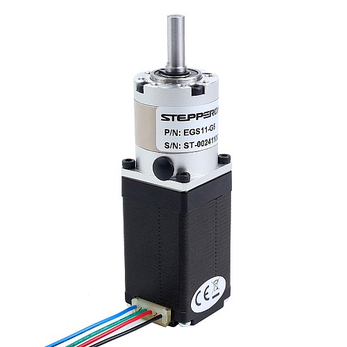 Silnik krokowy Nema 11 bipolarny L=51mm z przekładnią planetarną serii EG przełożenie 5:1 - 11HS20-0704S-EGS5 | StepperOnline Silnik krokowy Nema 11 bipolarny L=51mm z przekładnią planetarną serii EG przełożenie 5:1 - 11HS20-0704S-EGS5 | StepperOnline
