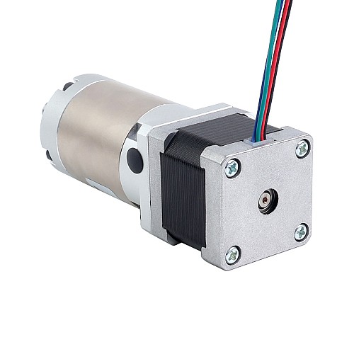 Silnik krokowy Nema 14 bipolarny L=34mm z przekładnią planetarną serii EG przełożenie 100:1 - 14HS13-1004S-EGS100 | StepperOnline