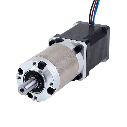 Silnik krokowy Nema 14 bipolarny L=52mm z przekładnią planetarną serii EG przełożeni 100:1 - 14HS20-1504S-EGS100 | StepperOnline