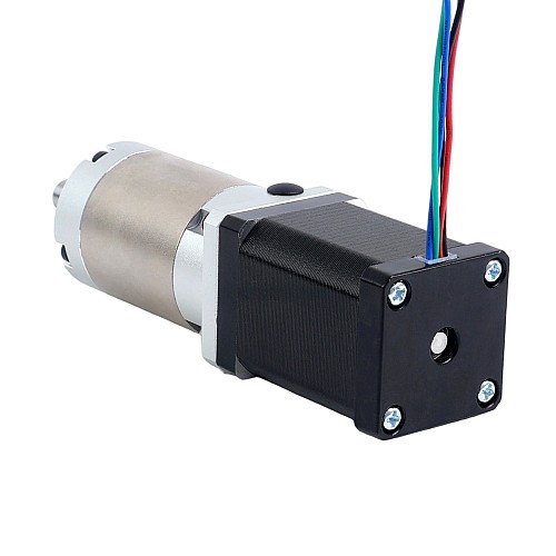 Silnik krokowy Nema 14 bipolarny L=52mm z przekładnią planetarną serii EG przełożeni 100:1 - 14HS20-1504S-EGS100 | StepperOnline