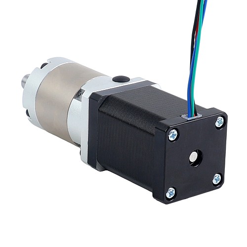 Silnik krokowy Nema 14 bipolarny L=52mm z przekładnią planetarną serii EG przełożeni 20:1 - 14HS20-1504S-EGS20 | StepperOnline