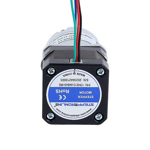 Silnik krokowy Nema 17 bipolarny L=34mm z przekładnią planetarną serii MG przełożeni 10:1 - 17HS13-0404S-MG10 | StepperOnline Silnik krokowy Nema 17 bipolarny L=34mm z przekładnią planetarną serii MG przełożeni 10:1 - 17HS13-0404S-MG10 | StepperOnline