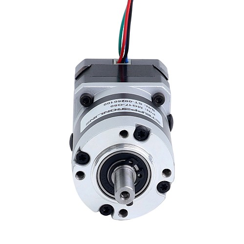 Silnik krokowy Nema 17 bipolarny L=34mm z przekładnią planetarną serii MG przełożeni 20:1 - 17HS13-0404S-MG20 | StepperOnline