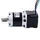 Silnik krokowy Nema 17 bipolarny L=34mm z przekładnią planetarną serii MG przełożeni 50:1 - 17HS13-0404S-MG50 | StepperOnline