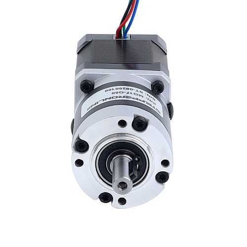 Silnik krokowy Nema 17 bipolarny L=48mm z przekładnią planetarną serii MG przełożeni 100:1 - 17HS19-1684S-MG100 | StepperOnline
