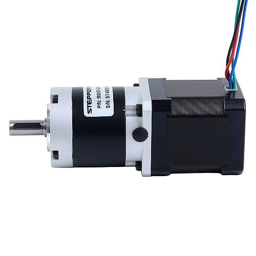 Silnik krokowy Nema 17 bipolarny L=48mm z przekładnią planetarną serii MG przełożeni 20:1 - 17HS19-1684S-MG20 | StepperOnline