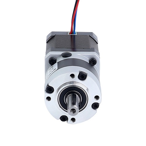 Silnik krokowy Nema 17 bipolarny L=48mm z przekładnią planetarną serii MG przełożeni 5:1 - 17HS19-1684S-MG5 | StepperOnline