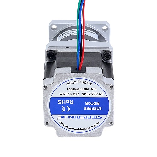 Silnik krokowy Nema 23 bipolarny L=54.5mm z przekładnią planetarną serii MG przełożeni 20:1 - 23HS22-2904S-MG20 | StepperOnline