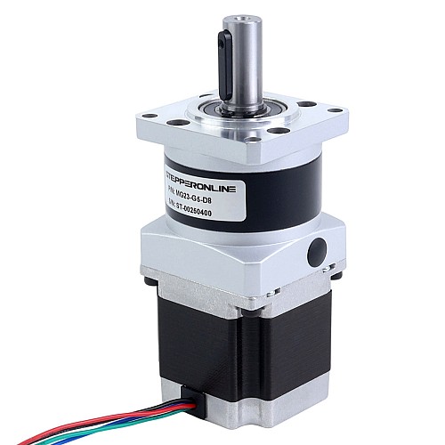 Silnik krokowy Nema 23 bipolarny L=54.5mm z przekładnią planetarną serii MG przełożeni 5:1 - 23HS22-2904S-MG5 | StepperOnline