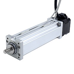 Nema 17 Śrubą Kulową Siłownik Elektryczny 2.5A Skok 200mm 0.7Nm(99.13oz.in) Skok śruby 10mm(0.3937") z Wyłącznik Krańcowy