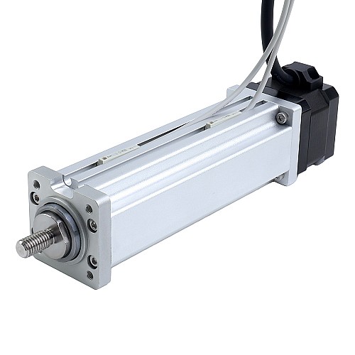 Nema 17 Śrubą Kulową Siłownik Elektryczny 2.5A Skok 75mm 0.5Nm(70.81oz.in) Skok śruby 4mm(0.15748) z Wyłącznik Krańcowy - LCB17S19BDL25-75D | StepperOnline