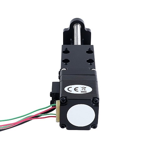 Liniowy siłownik śrubowy kulowy z silnikiem Nema 8 1.0A Skok 25mm 0.05Nm(7.08oz.in) Skok śruby 10mm(0.3937) - LMD11S13B1M10-025 | StepperOnline