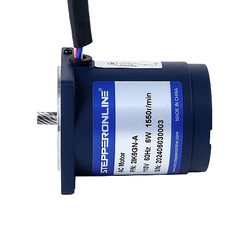 Jednofazowy 110VAC 6W 60Hz Kołnierz 60mm Przełożenie 15:1 Silnik indukcyjny prądu przemiennego z przekładnią czołową Jednofazowy 110VAC 6W 60Hz Kołnierz 60mm Przełożenie 15:1 Silnik indukcyjny prądu przemiennego z przekładnią czołową