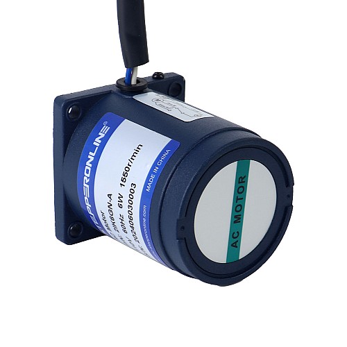 Jednofazowy 110VAC 6W 60Hz Kołnierz 60mm Przełożenie 15:1 Silnik indukcyjny prądu przemiennego z przekładnią czołową Jednofazowy 110VAC 6W 60Hz Kołnierz 60mm Przełożenie 15:1 Silnik indukcyjny prądu przemiennego z przekładnią czołową