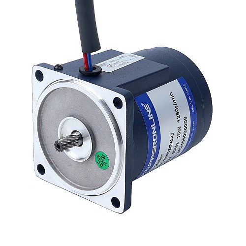 Jednofazowy 220VAC 15W 50Hz Kołnierz 70mm Przełożenie 3:1 Silnik indukcyjny prądu przemiennego z przekładnią czołową Jednofazowy 220VAC 15W 50Hz Kołnierz 70mm Przełożenie 3:1 Silnik indukcyjny prądu przemiennego z przekładnią czołową