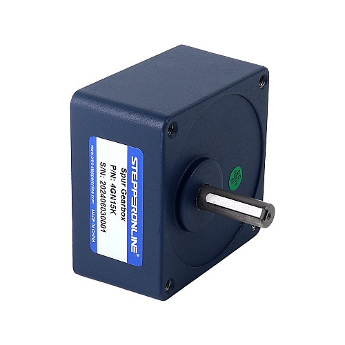 Jednofazowy 110VAC 25W 60Hz Kołnierz 80mm Przełożenie 15:1 Silnik indukcyjny prądu przemiennego z przekładnią czołową