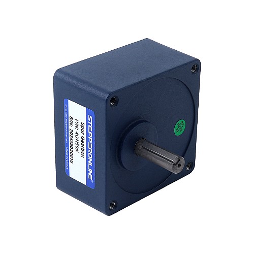 Szczotkowany silnik z przekładnią 12V DC60Kg.cm/3.5RPM w/ 1166:1 Przekładnia prostokątna Szczotkowany 12V 60W 6,96Nm(985,62oz.in) 60RPM z silnikiem z przekładnią zębatą czołową 50:1 na prąd stały - F4D60-12GN-30S/4GN50K | StepperOnline