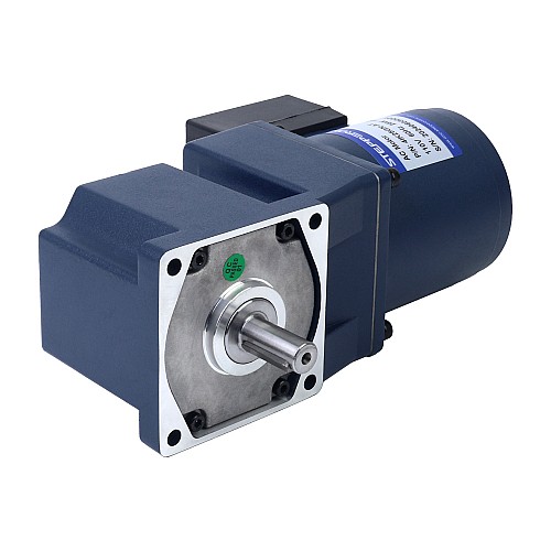 Trójfazowy 220VAC/380VAC 25W 50/60Hz Kołnierz 80mm Przełożenie 15:1 Silnik indukcyjny prądu przemiennego z przekładnią kątową Trójfazowy 220VAC/380VAC 25W 50/60Hz Kołnierz 80mm Przełożenie 15:1 Silnik indukcyjny prądu przemiennego z przekładnią kątową