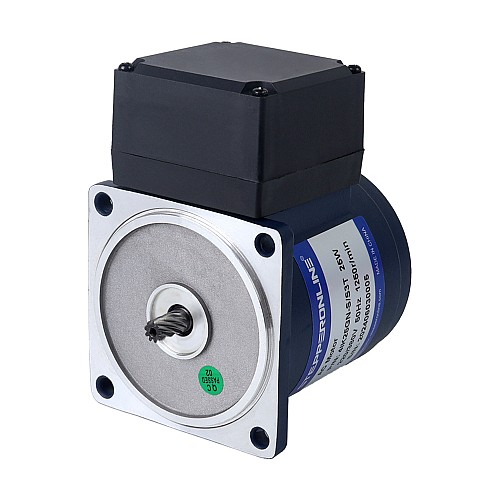 Trójfazowy 220VAC/380VAC 25W 50/60Hz Kołnierz 80mm Przełożenie 15:1 Silnik indukcyjny prądu przemiennego z przekładnią kątową Trójfazowy 220VAC/380VAC 25W 50/60Hz Kołnierz 80mm Przełożenie 15:1 Silnik indukcyjny prądu przemiennego z przekładnią kątową