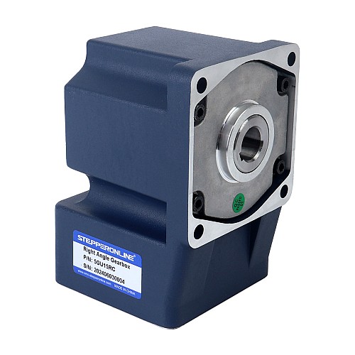 Szczotkowany 48V 150W 8,38Nm(1186,71oz.in) 120RPM z silnikiem prądu stałego z przekładnią kątową 15:1 - F5D150-48GU-18S/5GU15RC | StepperOnline Szczotkowany 48V 150W 8,38Nm(1186,71oz.in) 120RPM z silnikiem prądu stałego z przekładnią kątową 15:1 - F5D150-48GU-18S/5GU15RC | StepperOnline