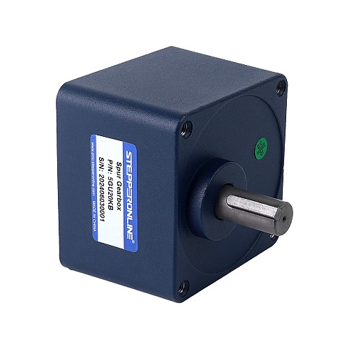 Bezszczotkowy silnik prądu stałego 48V 120W 150RPM z przekładnią 5,04Nm(713,72oz.in) Skrzynia biegów czołowa 20:1 - F55B120-48GU-30S/5GU20KB | StepperOnline