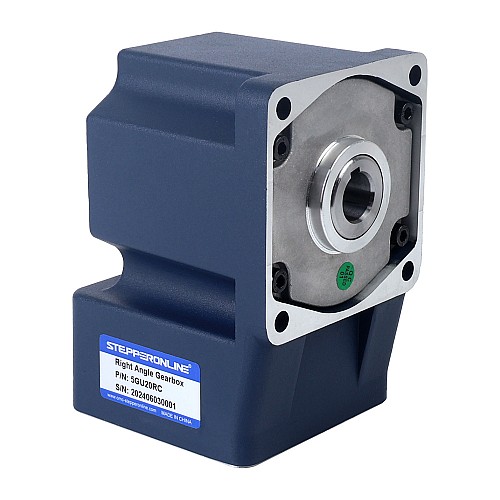 Jednofazowy 220VAC 90W 60Hz Kołnierz 90mm Przełożenie 20:1 Silnik indukcyjny prądu przemiennego z przekładnią kątową 90W 110VAC 60Hz 67,5RPM 9,30Nm(1316,99oz.in) Kołnierz 90mm Jednofazowy silnik indukcyjny prądu przemiennego z wałem drążonym z przekładnią kątową - 5IK90GU-AFT/5GU20RC | StepperOnline