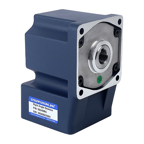 Silnik przekładniowy BLDC 24V, 120W, 60RPM, 11,63Nm(1647,32oz.in) Skrzynia biegów kątowa 50:1 - F55B120-24GU-30S/5GU50RC | StepperOnline