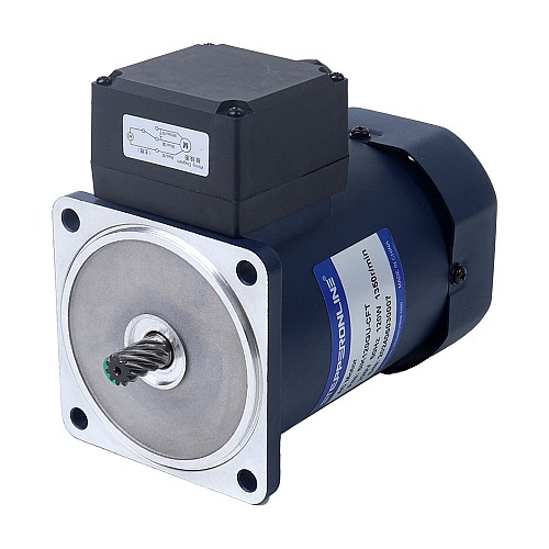 Jednofazowy 220VAC 120W 50Hz Kołnierz 90mm Przełożenie 5:1 Silnik indukcyjny prądu przemiennego z przekładnią czołową