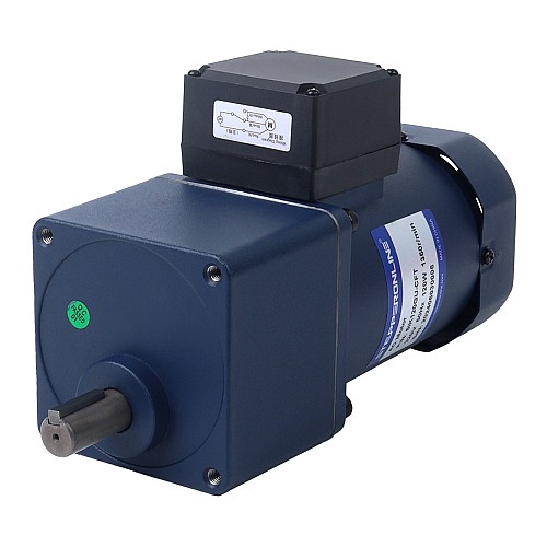 Jednofazowy 220VAC 120W 50Hz Kołnierz 90mm Przełożenie 5:1 Silnik indukcyjny prądu przemiennego z przekładnią czołową