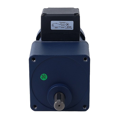 Jednofazowy 220VAC 120W 50Hz Kołnierz 90mm Przełożenie 5:1 Silnik indukcyjny prądu przemiennego z przekładnią czołową
